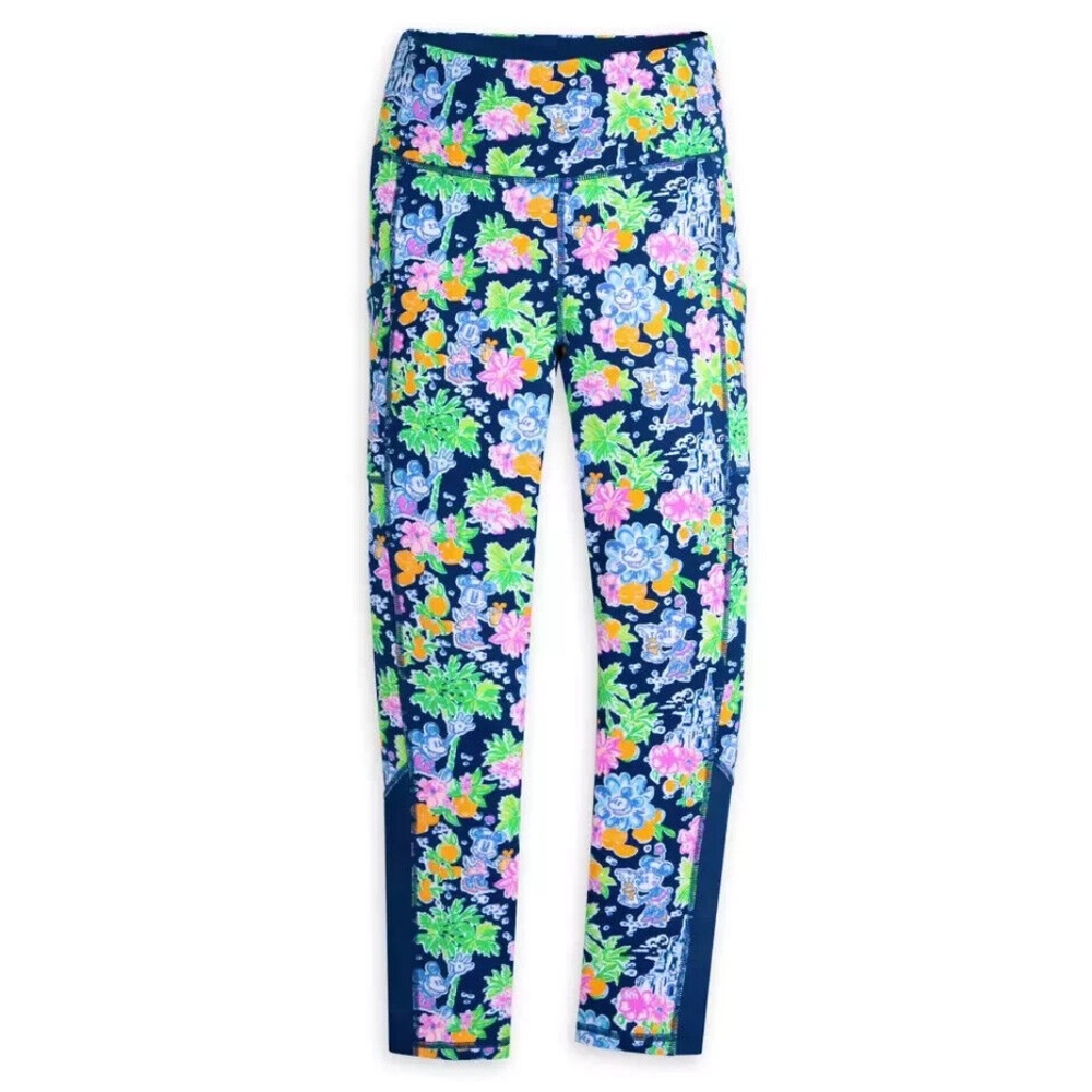 2024 Disney Parks Lilly Pulitzer Weekender High Rise Leggings MEDIUM - NEW - Picture 5 of 7